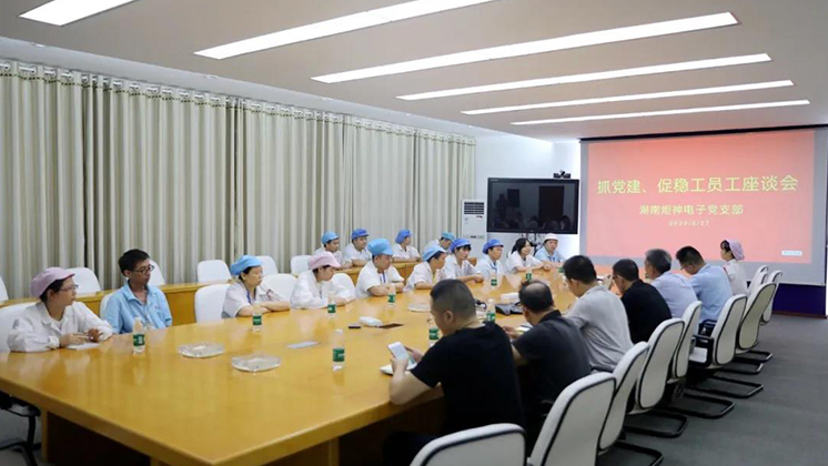 抓黨建、促穩(wěn)工”——炬神電子黨支部為企業(yè)穩(wěn)工獻計獻策